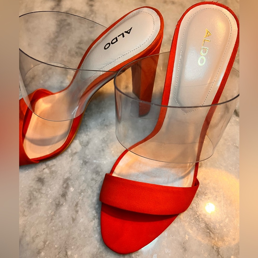 Aldo Burnt Orange Heel - Picture 5 of 8
